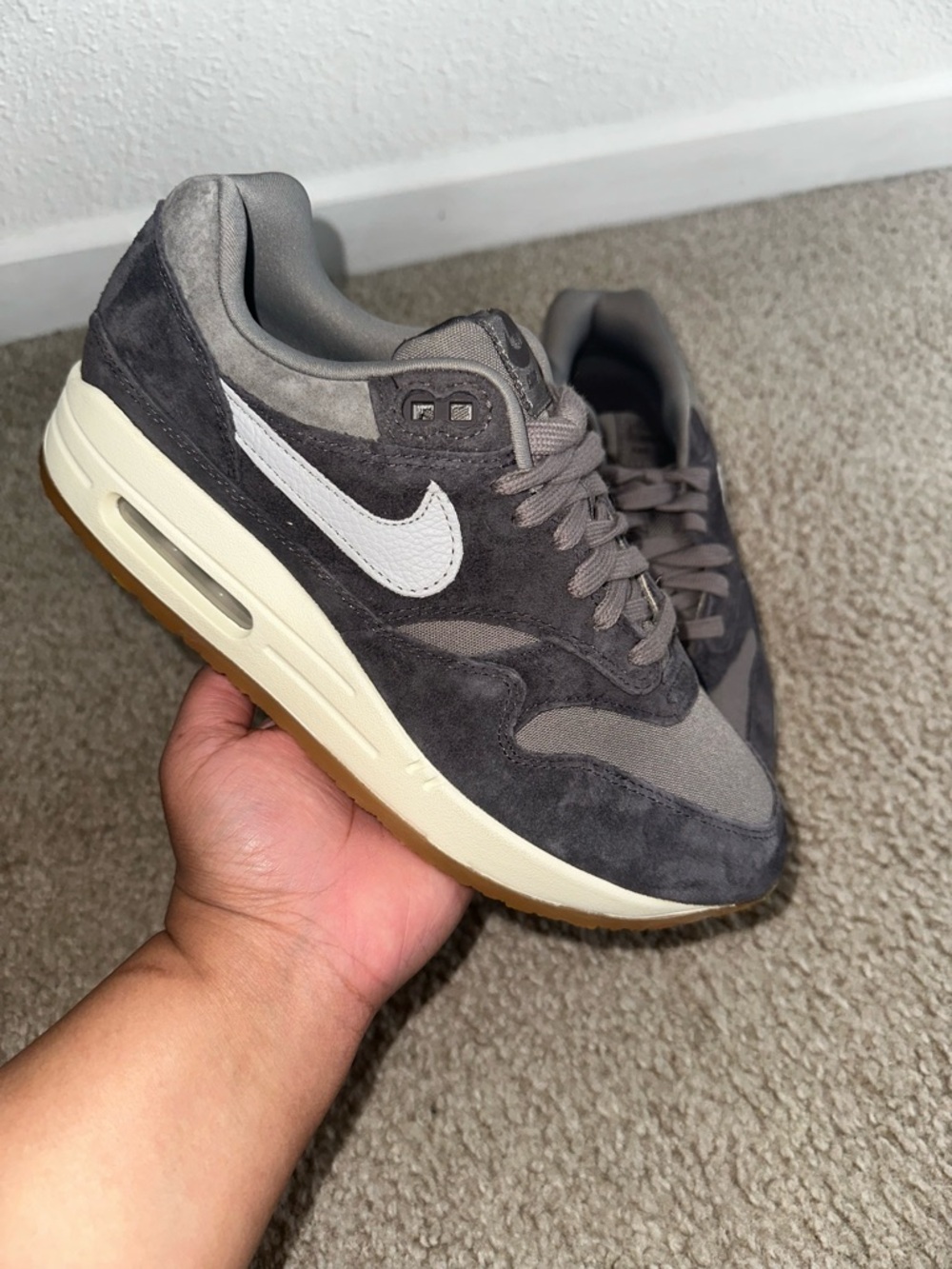 Nike Air Max 1 Premium 'Crepe - Soft Grey'